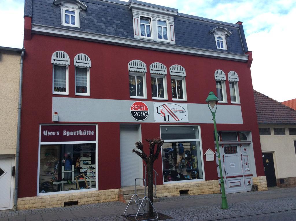 Ferienwohnung Uwe'S Sporthuette Thale Exterior foto